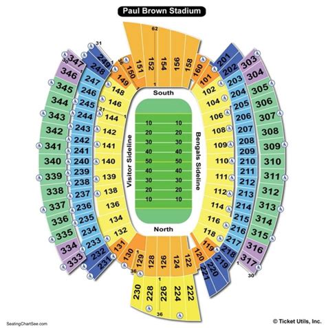 Paul Brown Stadium Seating Chart With Rows - Stadium Seating Chart