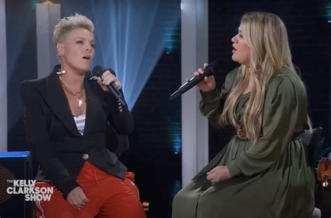 P!nk Previews ‘Trustfall,’ Duets ‘What About Us’ With Kelly Clarkson ...