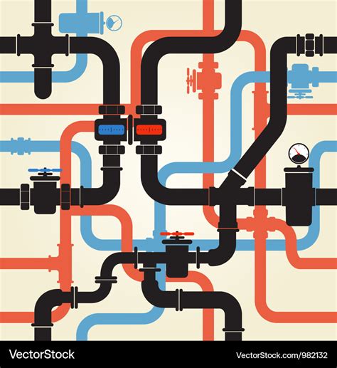 Pipes Royalty Free Vector Image - VectorStock