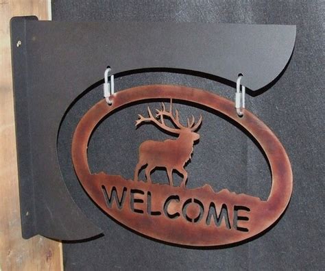 Custom metal welcome signs