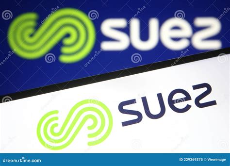 Suez logo editorial image. Image of business, idea, emblem - 229369375