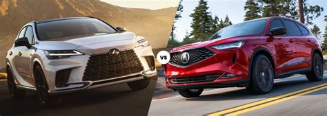 2023 Lexus RX vs. 2023 Acura MDX | Temecula Valley Lexus