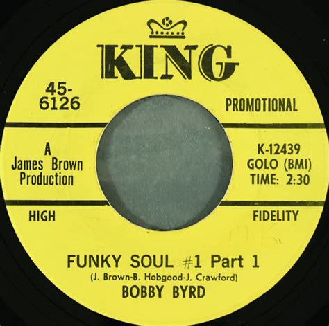 Bobby Byrd – Funky Soul #1 (1967, Vinyl) - Discogs