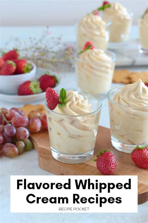 Flavored Whipped Cream Recipes | Recipe Pocket