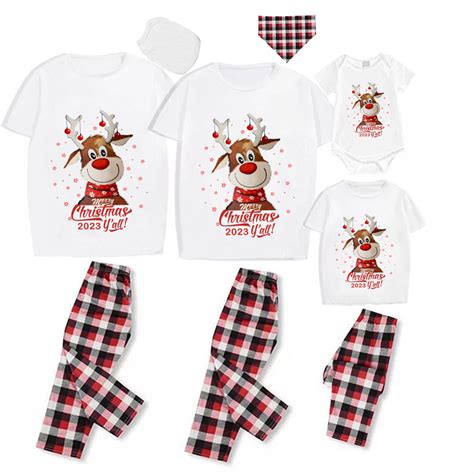 Christmas Matching Family Pajamas Set With Dog Pajamas