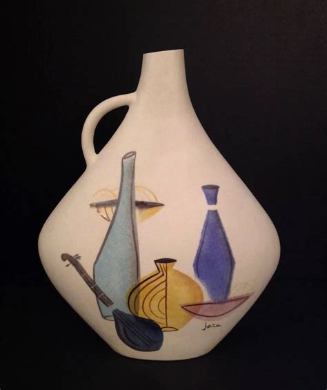 Vintage JARU Pottery Vase California Art Pottery Mid Century Modern 11" | Pottery art, Pottery ...