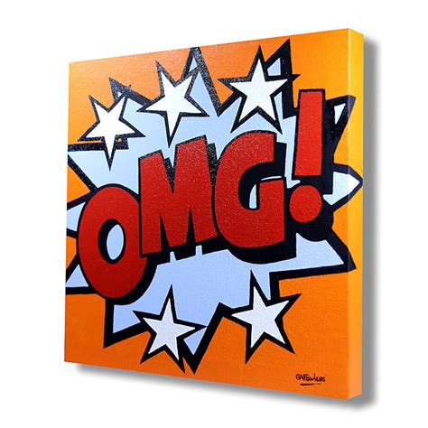 OMG! - comic cartoon word art