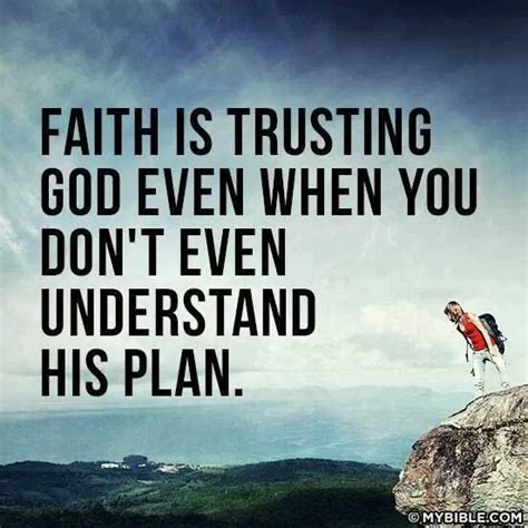 Trust in the Lord! Even though we may not undestand what He does, it's ...