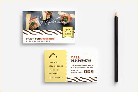 Catering Business Cards Templates Free Of Catering & event Planning ...