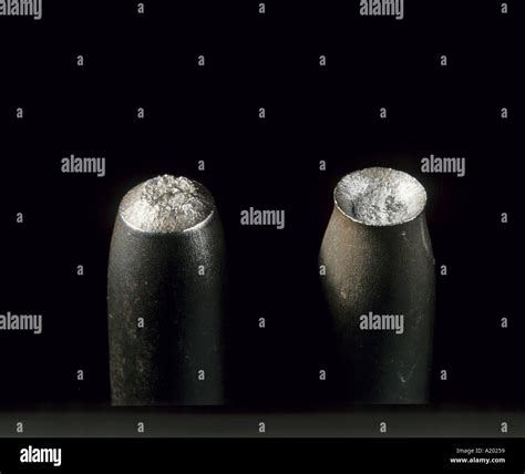 cup and cone steel ductile fracture Stock Photo: 131673 - Alamy