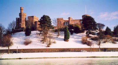 Winter time photos of Inverness, Highland capital of Scotland