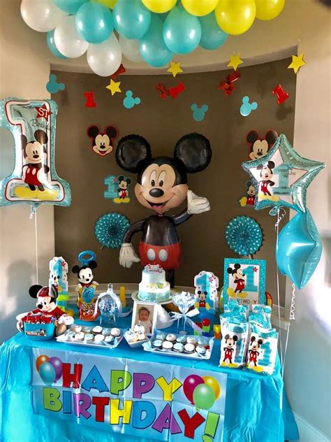 Mickey Mouse Clubhouse Birthday Party Ideas 1 Year Old - Peter Brown ...