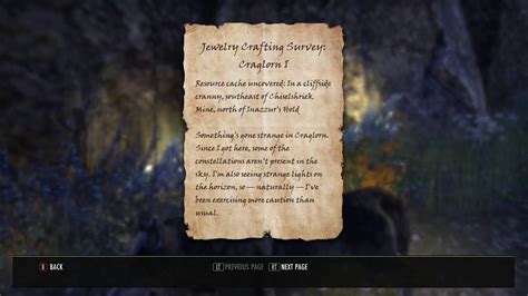 ESO Jewelry Crafting Survey Craglorn 1 - YouTube