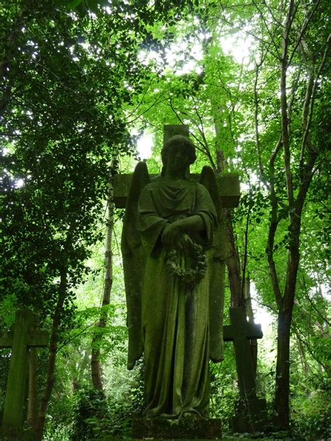 Angel in Highgate Cemetery | Highgate cemetery, Interesting history, Highgate