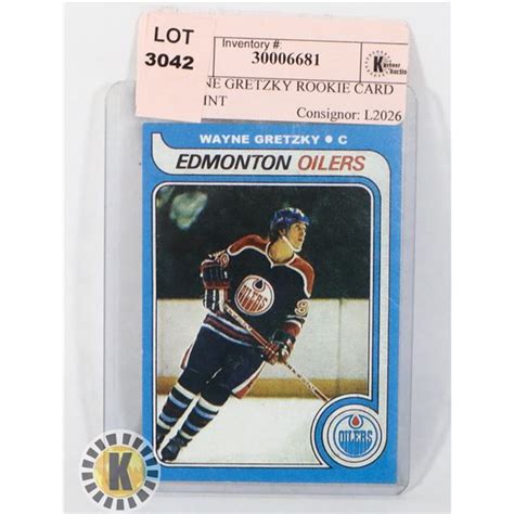 WAYNE GRETZKY ROOKIE CARD REPRINT