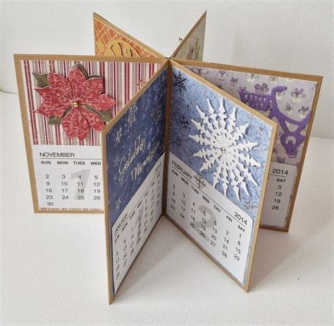 Handmade calendar | Cards handmade, Cards, Card craft