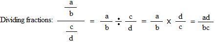 Basic Math Formulas