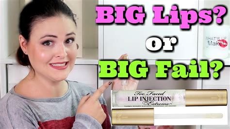 Too Faced Lip Injection EXTREME ★ Time Lapse Video ★ Before and After Test | Jen Luvs Reviews ...