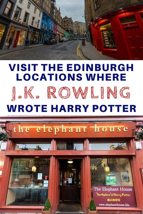 Places Where JK Rowling Wrote Harry Potter in Edinburgh Scotland