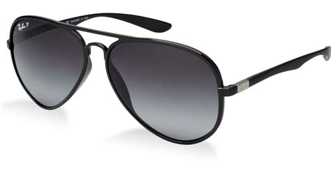 Lyst - Ray-Ban Rb4180 Aviator Liteforce in Black