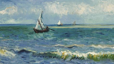 Vincent van Gogh | Seascape near Les Saintes-Maries-de-la-Me, 1888 | Tutt'Art@ | Masterpieces