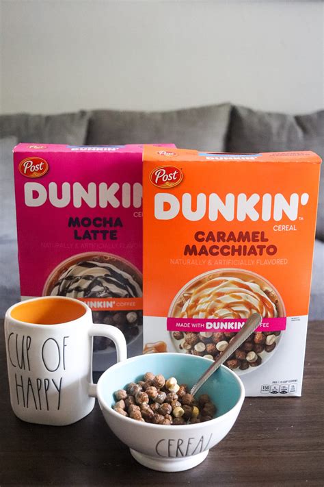 Jump starting your morning with Post Dunkin’ Coffee Cereals. - Porsha ...