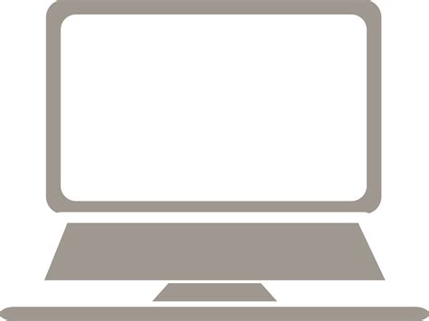 laptop met blanco scherm monitor, element voor decoratie, technologie 12896529 PNG