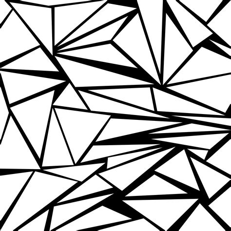 White and black geometric background with triangle shapes 625659 Vector ...