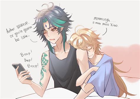 Can You Be Cured? - Xiao x Aether Genshin Impact - ~ Je Vais Mieux, Mais Toi ? ~ | Arte delle ...