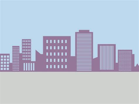 Cityscape Silhouette by Mike McLeod on Dribbble