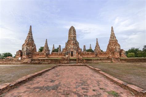 Wat Chaiwatthanaram stock image. Image of religious, buddha - 57685307