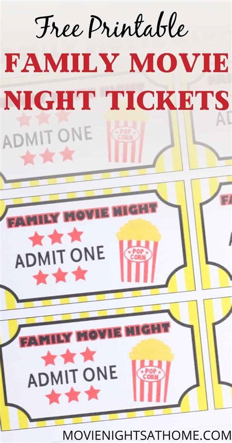 Movie Night Invitation Template