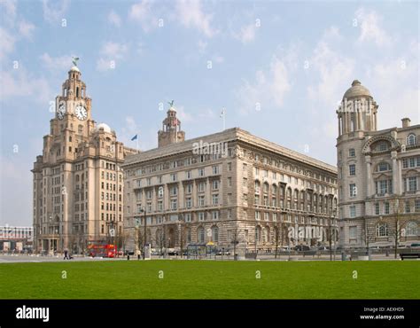 The Three Graces on the waterfront Liverpool Stock Photo - Alamy