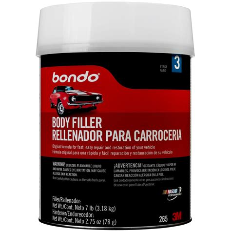 Bondo Body Filler, 00265, 1 Gallon - Walmart.com