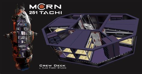 Cutaway view of the Rocinante for those confused about how the decks ...