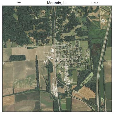 Aerial Photography Map of Mounds, IL Illinois