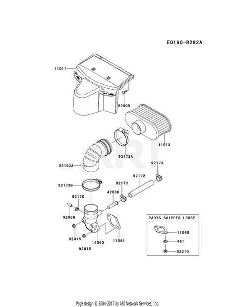 Kawasaki FR691V-ES00 4 Stroke Engine FR691V Parts Diagram for AIR ...