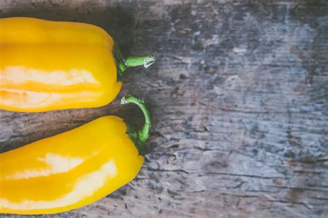 Two Yellow Chili Peppers · Free Stock Photo