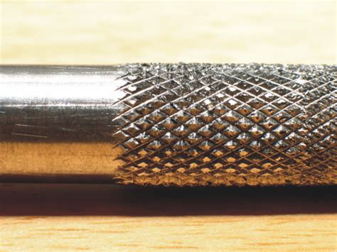 Knurled Finishes on Aluminum Trim