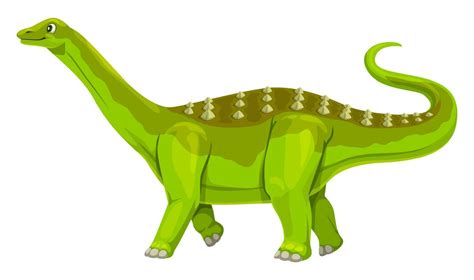 Magyarosaurus dinosaur cheerful cartoon character 30546340 Vector Art at Vecteezy