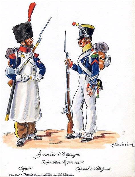 French; Light Infantry, Sapper & Voltigeur Corporal in Spain | French ...