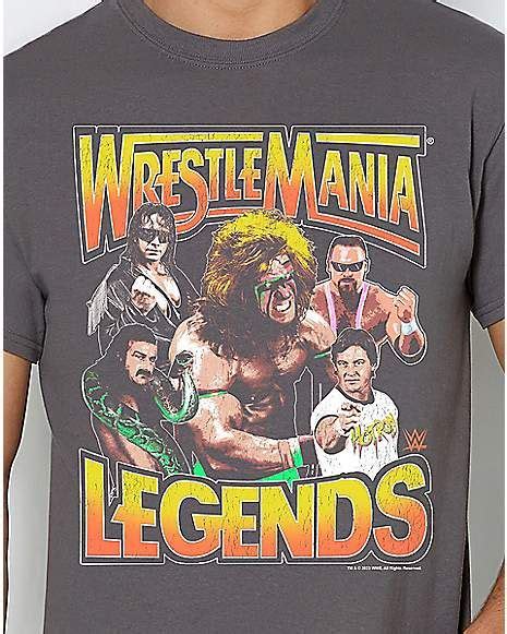 WrestleMania Legends T Shirt - WWE - Epic Shirt Shop