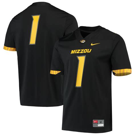 #1 Missouri Tigers Nike Untouchable Game Jersey – Black – St. Louis ...