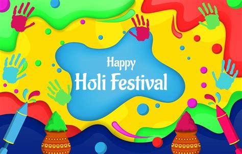 Holi Festival Background 6051373 Vector Art at Vecteezy