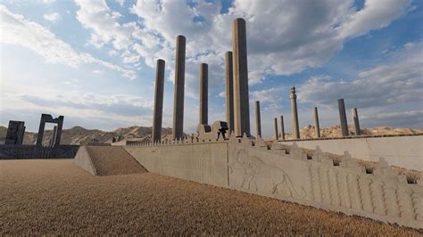 3D model 3D model Persepolis-reconstructed environment of Persepolis VR / AR / low-poly | CGTrader