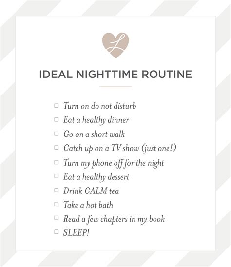 My Ideal Nighttime Routine - Lauren Lives Healthy | Night routine, Self ...