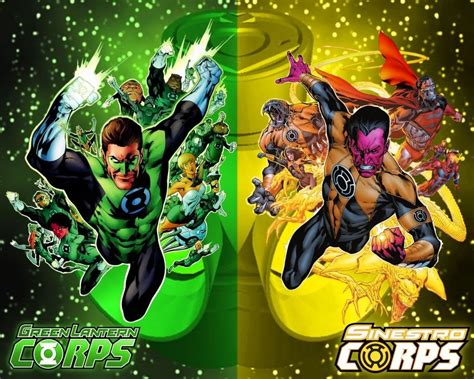 Sinestro Corp vs. the Green Lantern Corp | Green lantern corps, Dc ...