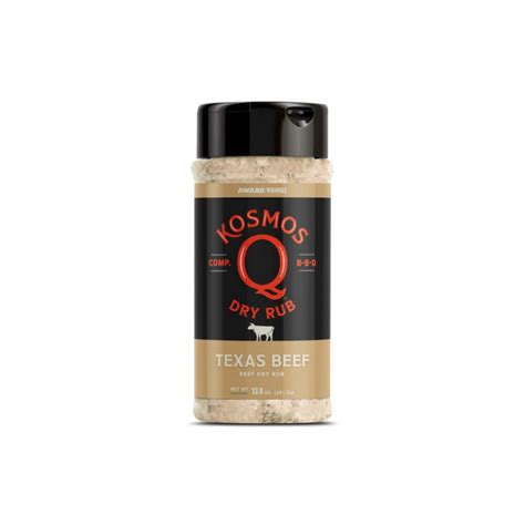 Kosmos Q Texas Beef Rub – 13.8oz – Two Guys BBQ