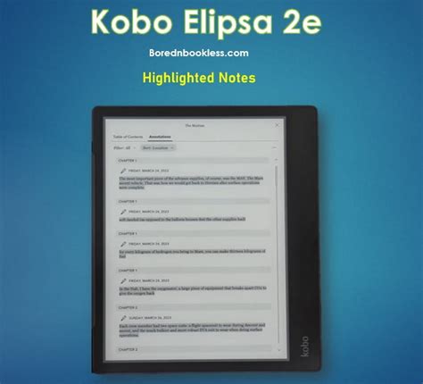 Kobo Elipsa 2E Review BorednBookless