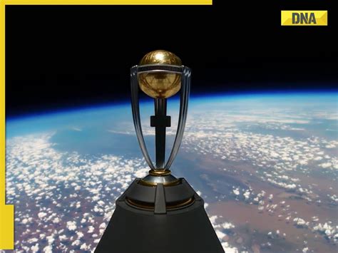 Watch: ICC World Cup 2023 trophy launched in stratosphere, 120,000 ft above Earth